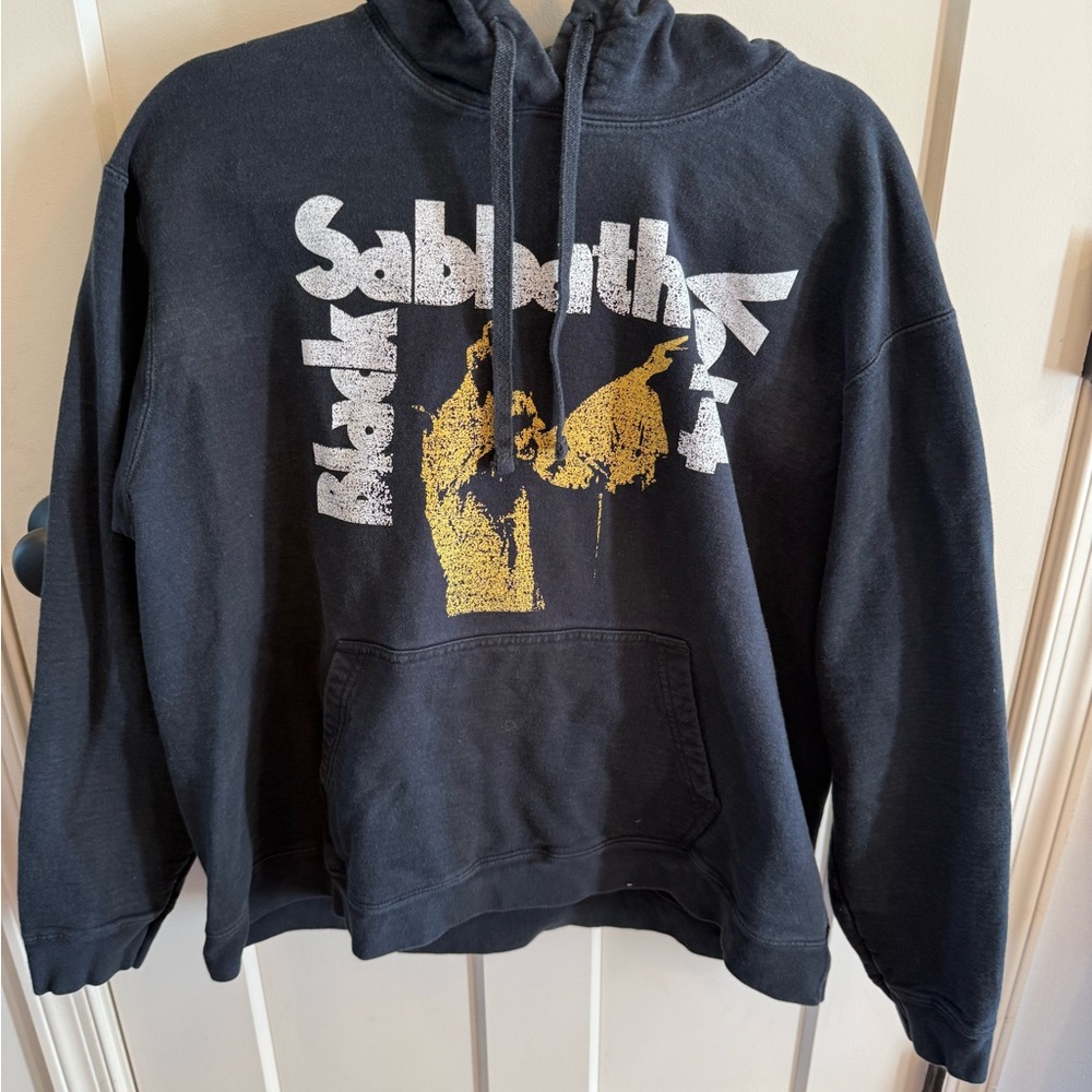 Black Sabbath Graphic Pullover Hoodie - Black